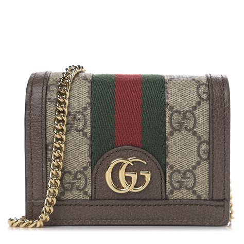 gucci ophidia chain wallet|gucci ophidia card case.